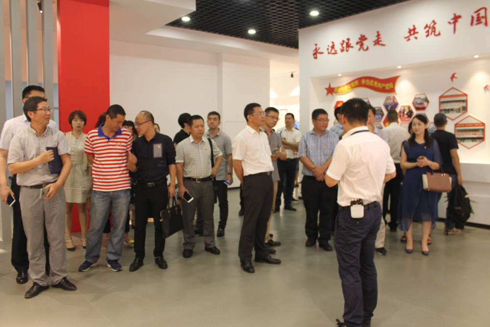 温职院领导一行参观开云kaiyun党建文化