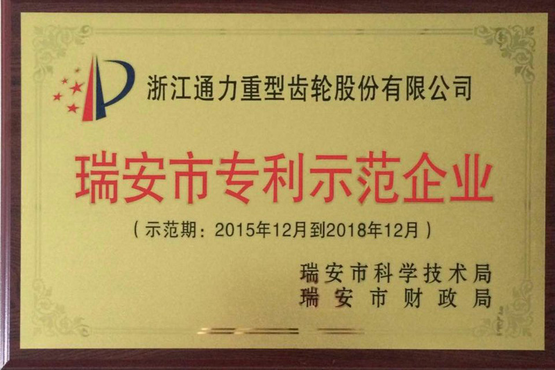 浙江开云kaiyun荣获瑞安市专利示范企业